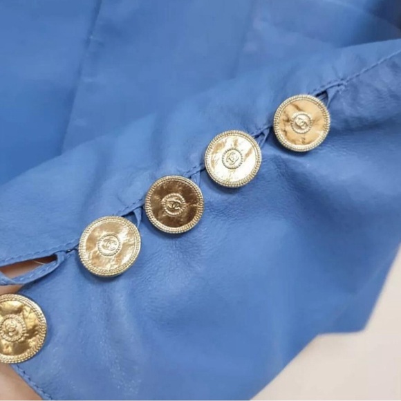 Chanel Paris to Dubai Lambskin Leather Jacket sz 38 w/ tags - Picture 12 of 12